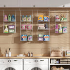 Sonyabecca 5-Tier Hanging Laundry Basket Organizer: Foldable Wire Shelf Basket - Image 5