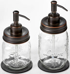 Mason Jar 12oz & 16oz Soap and/or Lotion Dispensers by Industrial+Rewind