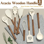 Non-Stick Silicone Kitchen Utensils Set - Image 5