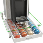 DecoBrothers Crystal Tempered Glass Vertuo Pod Holder Drawer, 28 Large or 56 by DecoBrothers