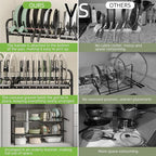 NETEL Adjustable Under Sink Organizers and Storage, Pots and Pans Organizer - Image 7