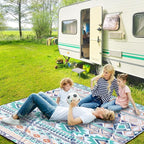 HIHOHO Beach Blanket Waterproof Sandproof Extra Large Beach Mat 79" X - Image 5