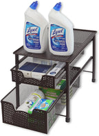 Simple Houseware Stackable 2 Tier Sliding Basket Organizer Drawer - Image 6