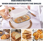 4.6 Quart Dutch Oven for Sourdough Bread Baking, Combo Oval Enameled Cast Iron - Image 7