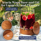 FOODLE Extra Large Glass Drink Dispenser - Image 4