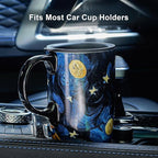 Topadorn Ceramic Coffee Travel Mug - 17 Oz Large Ceramic Latte Teacup with - Image 3