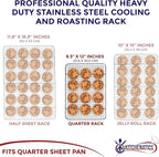 KITCHENATICS Heavy Duty Small Oven Cooling Racks - Image 2