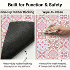 Boho Dish Drying Mat for Kitchen Counter - Image 3