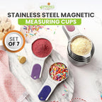 Spring Chef Magnetic Stainless Steel Measuring Cups, Kitchen Tools - Image 2