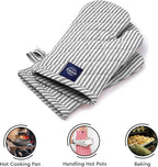 Encasa XO Long 12"x7" Oven Microwave Hand Gloves Mitts - Image 5