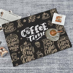 Coffee Time Dish Drying Mat 18x24 Inch, Microfiber Absorbent Fast Dry Mat Large - Image 7