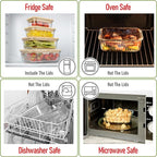 Ribbed Glass Tupperware Set - Image 5