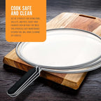 U.S. Kitchen Supply 3-Piece Stainless Steel Splatter Guard Set 13" Fine Mesh - Image 7