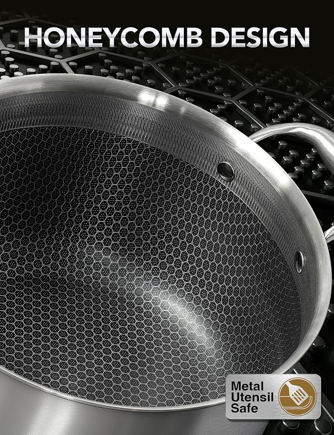 MICHELANGELO Tri-ply Stainless Steel Stock Pot - Image 2