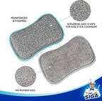 MR.SIGA Dual-Sided Scrub Sponges, Long lasting, Reusable Dishwashing Sponges - Image 5
