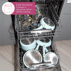Paris Hilton Epic Nonstick Pots and Pans Set, Tempered Glass Lids, Soft Touch - Image 6