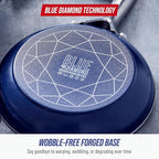 Blue Diamond 10 Piece Nonstick Cookware Set, Diamond Ceramic Pots & Pans - Image 9