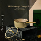 CAROTE 2Qt & 3Qt Nonstick Sauce Pan Set, Saucepan - Image 7