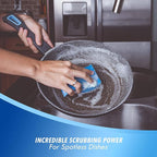 Elitra Essentials Scrubber Sponge, Non-Scratch Hydrophilic Foam Technology - Image 3