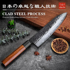 FAMCÜTE Customize Japanese Knife, Hand Forged 8 inch Chef Knife - Image 4