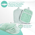 Casa Platino Potholders & Oven Mitts Heat Resistant, 8-Piece Mini Oven Mitt - Image 3