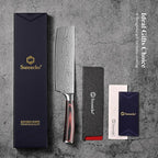 Sunnecko Japanese Nakiri Knife 7 Inch - Image 6