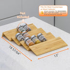 AMBIRD Bamboo Spice Drawer Organizer - Image 6