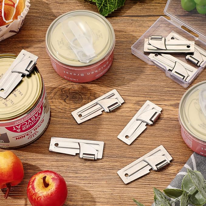 Chumia 8 Pieces P-51 Camping Can Opener Stainless Steel Military Survival Army - Image 4