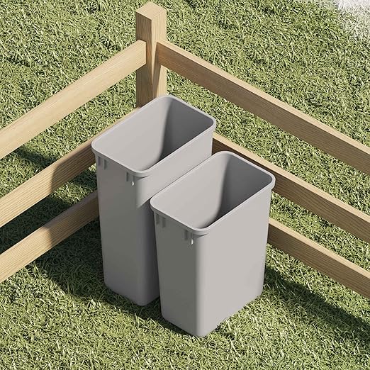 Dowell 50Qt Wastebasket Trash Container, - Image 8