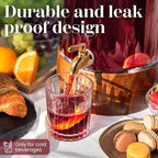 FOODLE Large Glass Drink Dispenser - Image 5