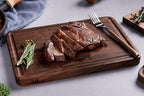 AZRHOM Small Walnut Wood Cutting Board - Image 2