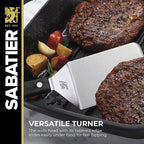 Sabatier Triple Rivet Stainless Steel Wide Turner - Image 5