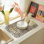 Brown Leopard Print Drying Mat 18x24 Inches - Image 3