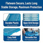 Carlisle FoodService Products Opticlean Flatware Rack Dishwashing Tray - Image 4