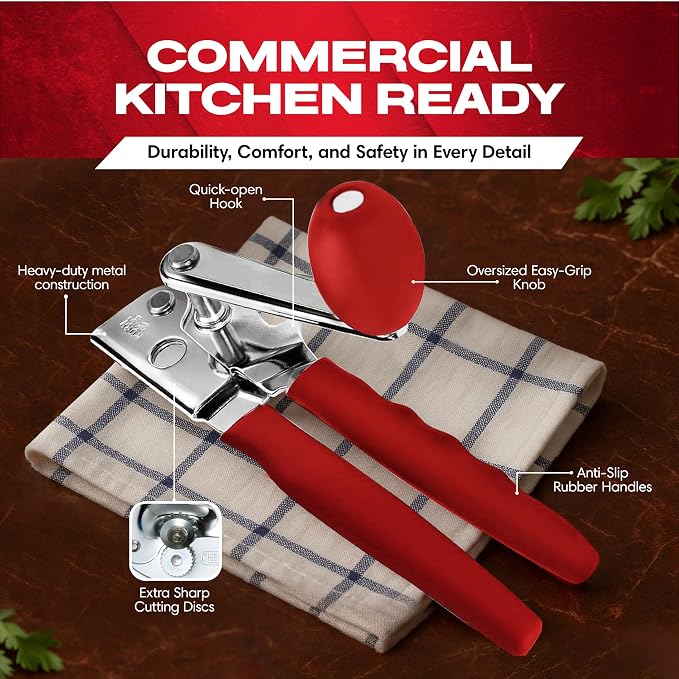 Chef-Master 2-Pack Heavy Duty Can Opener - Image 3