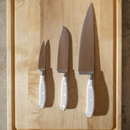 Yatoshi Knives Yatoshi Magnetic Kitchen Knife Block Set 6 Pcs White - Image 8