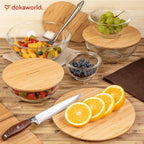 Stackable Space-Saving Set of 5 Nesting Glass Bowls - Image 8
