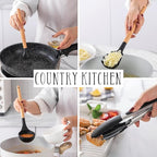 Country Kitchen Non Stick Silicone Utensil Set - Image 6