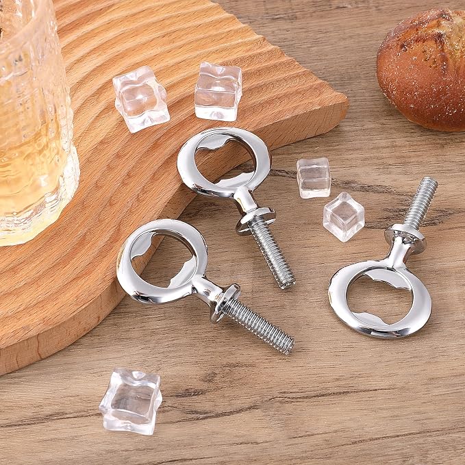 Metal Bottle Opener Kit 8 Pcs Stainless Blank Bottle Openers Inserts Hardware - Image 8