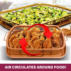 Gotham Steel Baking Sheet with Air Fry Rack, 16.5” x 12.5”, Use as Cooling Wire - Image 9