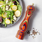 Baltique Marrakesh Pepper Grinder – 8 Inch Colorful Wooden Pepper Mill - Image 2