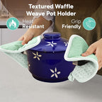 Casa Platino Heat Resistant Oven Mitts & Pot Holders, 4-Piece – Oven Mitt - Image 5