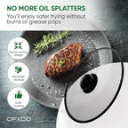Oil Splatter Screen, Splatter Screen Cover, Pot Splatter Screen Guard, Pan - Image 2