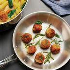 Tramontina Boston Tri-Ply Clad Stainless Steel 8-Inch Small Frying Pan - Image 3