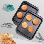 Small Cookie Sheets, Baking Pans, Nonstick Carbon Steel Baking Sheets, 9.5 X - Image 5