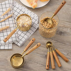 Measuring Cups and Spoons Set of 8, Kitchen/Food/Liquid/Baking - Image 2