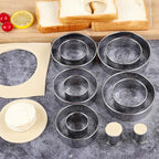 Round Cookie Cutters Set 12 Pieces Bistcuit Cookie Cutters Circle Pastry - Image 4