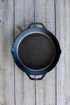 Lodge Seasoned Cast Iron Dual Handle Pan - Image 2