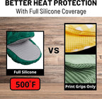 Oven Mitts Heat Resistant – Mini Oven Mitts, Silicone Gloves Heat Resistant - Image 4