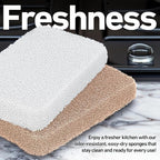 Casanero 6 Pack Silicone Dish Sponges, Heavy Duty Non Scratch Sponges - Image 5
